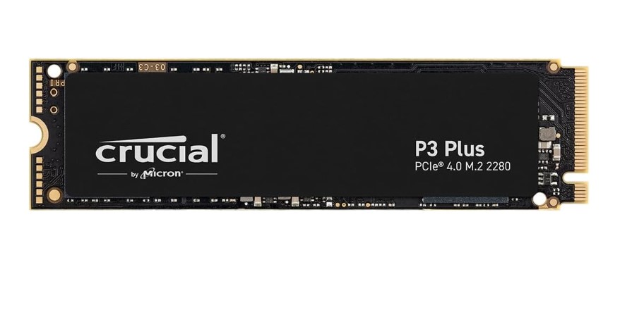 Crucial P3 Plus 1TB PCIe 4.0 3D NAND NVMe M.2 SSD