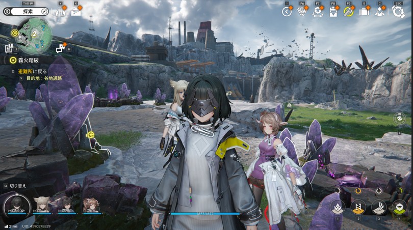 アークナイツエンドフィールドのグラフィック